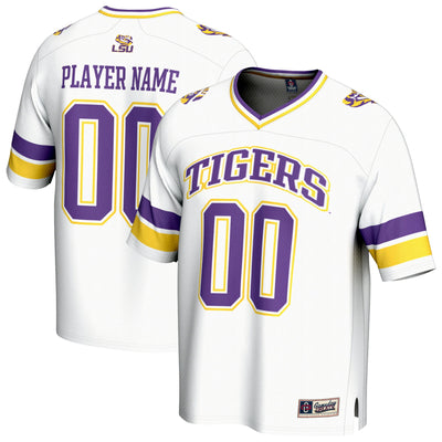 LSU Tigers GameDay Greats NIL Pick-A-Player Football Fashion Jersey - White
