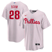 Philadelphia Phillies Alec Bohm Nike White Home Replica Jersey