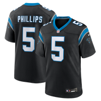 Carolina Panthers Jaelan Phillips Nike Black Game Jersey