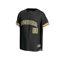 UCF Knights GameDay Greats NIL Pick-A-Player Lightweight Baseball Jersey - Black