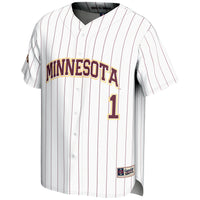 #1 Minnesota Golden Gophers GameDay Greats Lightweight Baseball Jersey - White