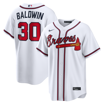 Atlanta Braves Drake Baldwin Nike White Home Replica Jersey