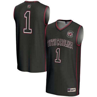 #1 South Carolina Gamecocks GameDay Greats Lightweight Basketball Jersey - Black