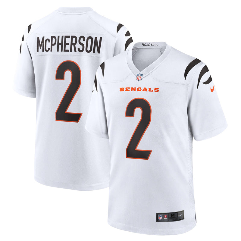 Cincinnati Bengals Evan McPherson Nike White Game Player Jersey