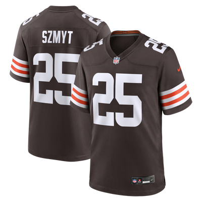 Cleveland Browns Andre Szmyt Nike Brown Team Game Jersey