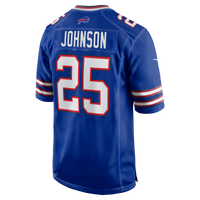 Buffalo Bills Ty Johnson Nike Royal Team Game Jersey