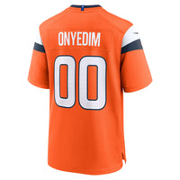 Denver Broncos Tyler Onyedim Nike Orange Game Jersey