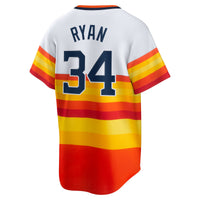 Houston Astros Nolan Ryan Nike White Home Cooperstown Collection Player Jersey