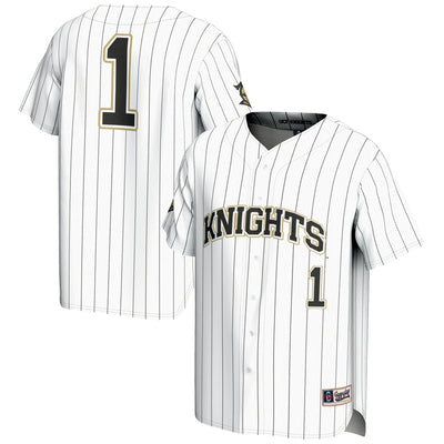 GameDay Greats #1 White UCF Knights Lightweight Baseball Jersey