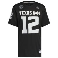 Texas A&M Aggies adidas Alternate Premier Strategy Jersey - Black