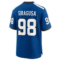 Indianapolis Colts Tony Siragusa Nike Blue Retired Player Alternate Game Jersey