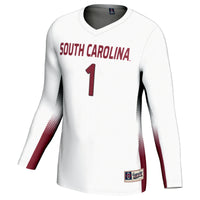 #1 South Carolina Gamecocks GameDay Greats Lightweight Volleyball Jersey - White