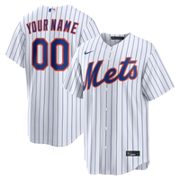 New York Mets Nike White Home Replica Custom Jersey