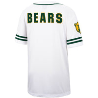 Baylor Bears Colosseum Free Spirited Mesh Button-Up Baseball Jersey - White