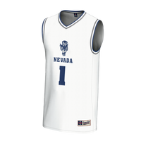#1 Nevada Wolf Pack GameDay Greats Lightweight Basketball Fashion Jersey - White