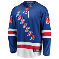 New York Rangers Fanatics Blue Home Breakaway Custom Jersey