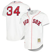 Boston Red Sox David Ortiz Mitchell & Ness White Cooperstown Collection Authentic Jersey