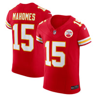 Kansas City Chiefs Patrick Mahomes Nike Red Team Vapor F.U.S.E. Elite Jersey