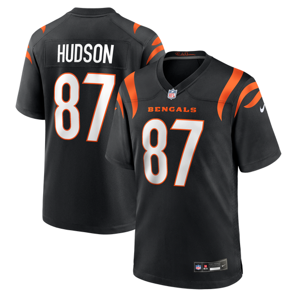 Cincinnati Bengals Tanner Hudson Nike Black Home Game Player Jersey