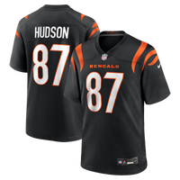 Cincinnati Bengals Tanner Hudson Nike Black Home Game Player Jersey