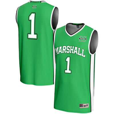 #1 Marshall Thundering Herd GameDay Greats Lightweight Basketball Fashion Jersey - Kelly Green