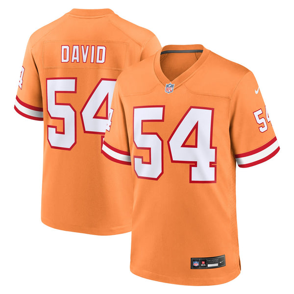 Tampa Bay Buccaneers Lavonte David Nike Orange Throwback Game Jersey