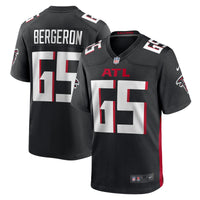 Atlanta Falcons Matthew Bergeron Nike Black Team Game Jersey
