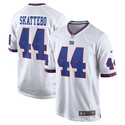 New York Giants Cam Skattebo Nike White Alternate Vintage White Game Jersey