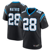Carolina Panthers Damarri Mathis Nike Black Team Game Jersey