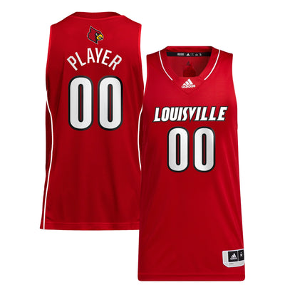 Louisville Cardinals adidas Pick-A-Player NIL Basketball Jersey - Red