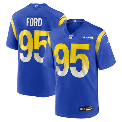 Los Angeles Rams Poona Ford Nike Royal Team Game Jersey