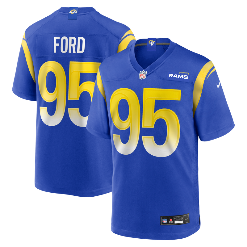 Los Angeles Rams Poona Ford Nike Royal Team Game Jersey