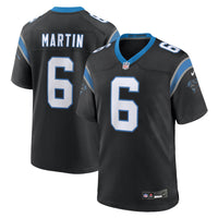Carolina Panthers Sam Martin Nike Black Team Game Jersey