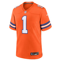Denver Broncos Jason Elam Nike Orange Retired Player Alternate Game Jersey