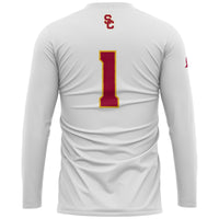 #1 USC Trojans GameDay Greats Lightweight Volleyball Jersey - White
