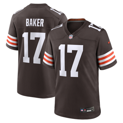 Cleveland Browns Jerome Baker Nike Brown Team Game Jersey