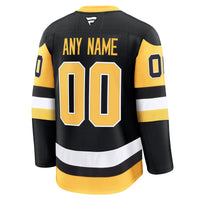 Pittsburgh Penguins Fanatics Black Home Premium Custom Jersey