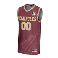 Florida State Seminoles GameDay Greats NIL Pick-A-Player Basketball Icon Print Lightweight Jersey - Garnet