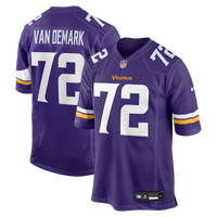 Minnesota Vikings Ryan Van Demark Nike Purple Team Game Jersey