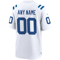 Indianapolis Colts Nike White Custom Game Jersey