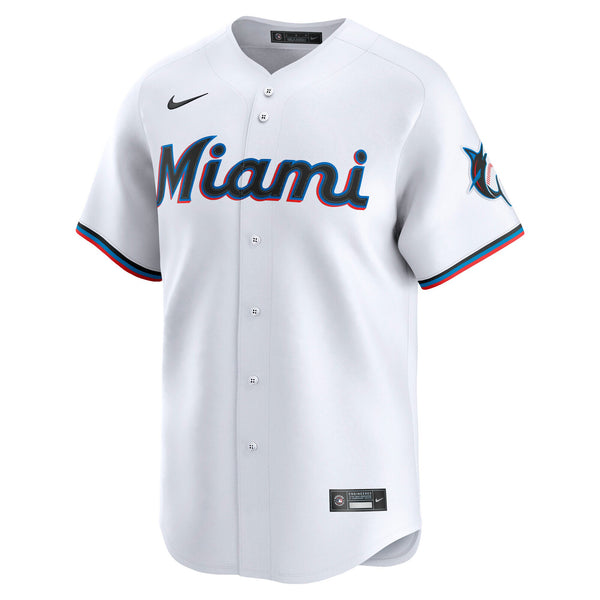 Miami Marlins Nike White Home Limited Jersey
