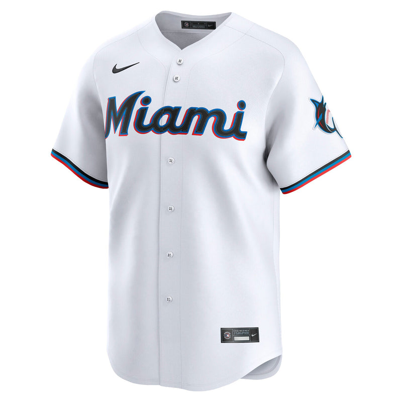 Miami Marlins Nike White Home Limited Jersey