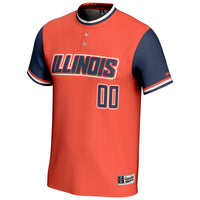 Illinois Fighting Illini GameDay Greats NIL Pick-A-Player Lightweight Softball Jersey - Orange