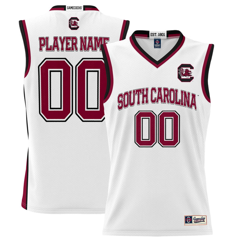 South Carolina Gamecocks GameDay Greats Lightweight NIL Pick-A-Player Basketball Jersey - White