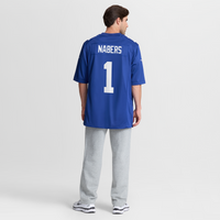 New York Giants Malik Nabers Nike Royal Player Game Jersey