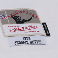 Los Angeles Rams Jerome Bettis Mitchell & Ness White Retired Legacy Replica Player Jersey