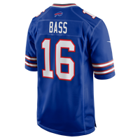 Buffalo Bills Tyler Bass Nike Royal Team Game Jersey