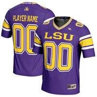 LSU Tigers GameDay Greats NIL Pick-A-Player Football Jersey - Purple