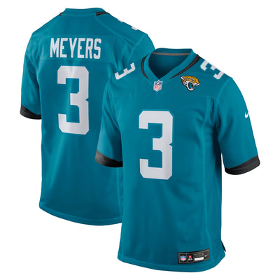 Jacksonville Jaguars Jakobi Meyers Nike Teal Team Game Jersey