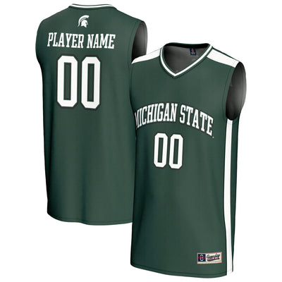 Michigan State Spartans GameDay Greats NIL Pick-A-Player Lightweight Basketball Fashion Jersey - Green
